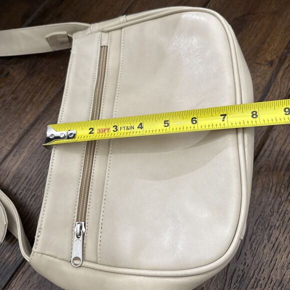 Coronado Leather Concealed Carry Purse Lock w/ 2 Keys Hobo Tan Zipper Pocket EUC - Picture 15 of 16